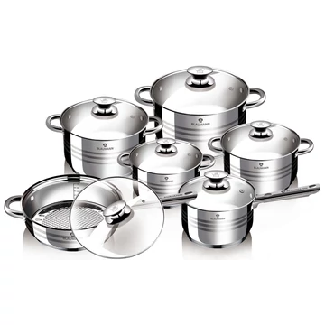 Blaumann Edénykészlet 12 részes rozsdamentes Gourmet Line BL-1031