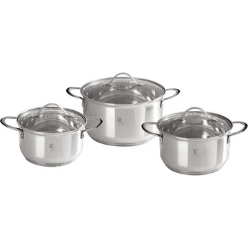 Berlinger Haus Edénykészlet 6 részes rozsdamentes Silver Jewellery Collection BH/6662