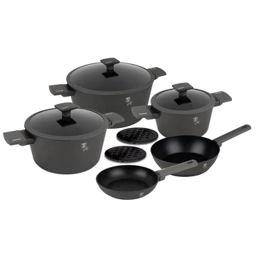 Berlinger Haus Edénykészlet 10 részes titánpro bevonat Anthracite Collection BH/8140N