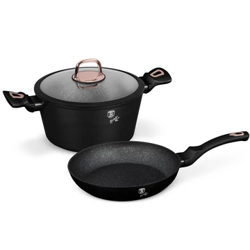 Berlinger Haus Edénykészlet 3 részes kovácsolt alumínium Black Rose Collection BH/8167