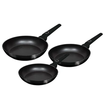 Berlinger Haus Serpenyő szett 3 részes 20/24/28cm tapadásmentes Black Vantage Collection BH/8230