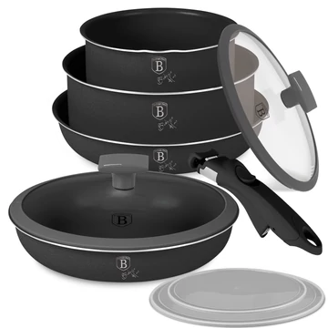 Berlinger Haus Edénykészlet 9 részes titán bevonat Anthracite Collection BH/8256