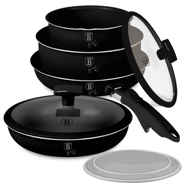 Berlinger Haus Edénykészlet 9 részes titán bevonat Matte Black Collection BH/8257