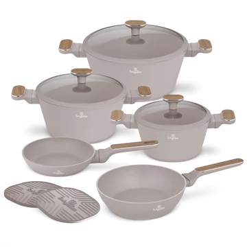 Berlinger Haus Edénykészlet 10 részes titánpro bevonat Taupe Nordic Collection BH/8343