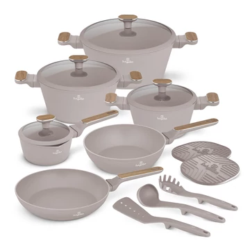 Berlinger Haus Edénykészlet 15 részes titánpro bevonat Taupe Nordic Collection BH/8344