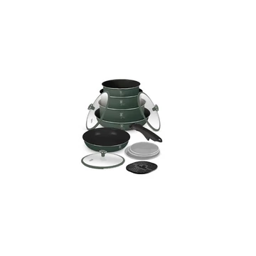 Berlinger Haus Edénykészlet 13 részes titánpro bevonat Matte Green Collection BH/8423