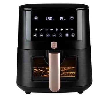 Berlinger Haus Air Fryer / forrólevegős sütő 8 literes 1650W Black Rose Collection BH/9604