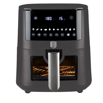 Berlinger Haus Air Fryer / forrólevegős sütő 8 literes 1650W Anthracite Collection BH/9609