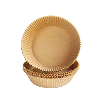 Sütőpapír air fryer/ forrólevegős sütőhöz kerek 16 cm 50 db-os W00166