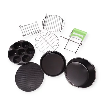 Sütőkészlet air fryer/ forrólevegős sütőhöz 8 részes W00909