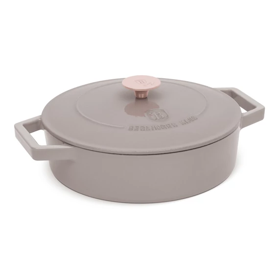 Berlinger Haus Alacsony lábas 26 cm öntöttvas Taupe Collection BH/6527