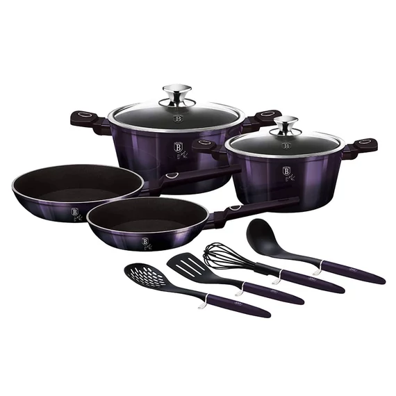 Berlinger Haus Edénykészlet 10 részes titánpro bevonat Purple Eclipse Collection BH/7140