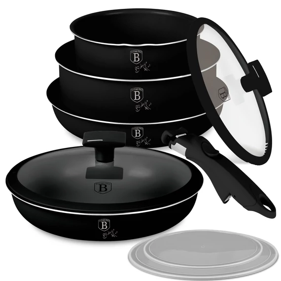 Berlinger Haus Edénykészlet 9 részes titán bevonat Matte Black Collection BH/8257