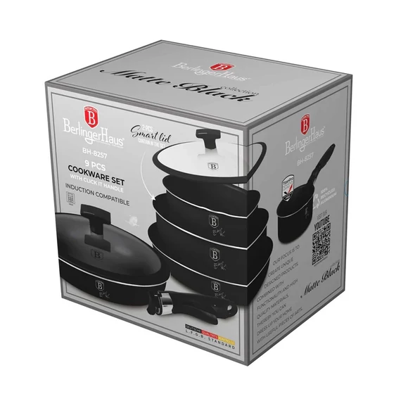 Berlinger Haus Edénykészlet 10 részes titán bevonat Matte Black Collection BH/8257N