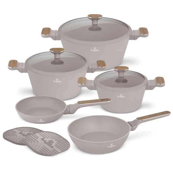 Berlinger Haus Edénykészlet 10 részes titánpro bevonat Taupe Nordic Collection BH/8343