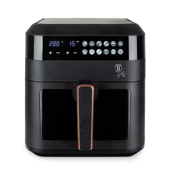 Berlinger Haus Air Fryer / forrólevegős sütő 6,3L 1300W fekete Black Rose Collection BH/9446
