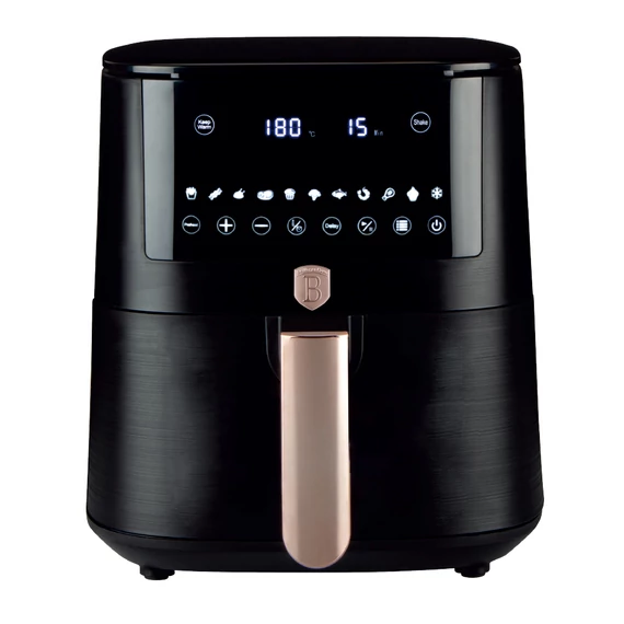 Berlinger Haus Air Fryer / forrólevegős sütő 8 literes 1300W Black Rose Collection BH/9652