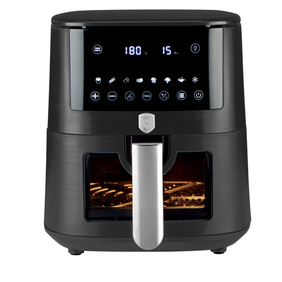 Berlinger Haus Air Fryer / forrólevegős sütő 5 literes 1400W Anthracite Collection BH/9711