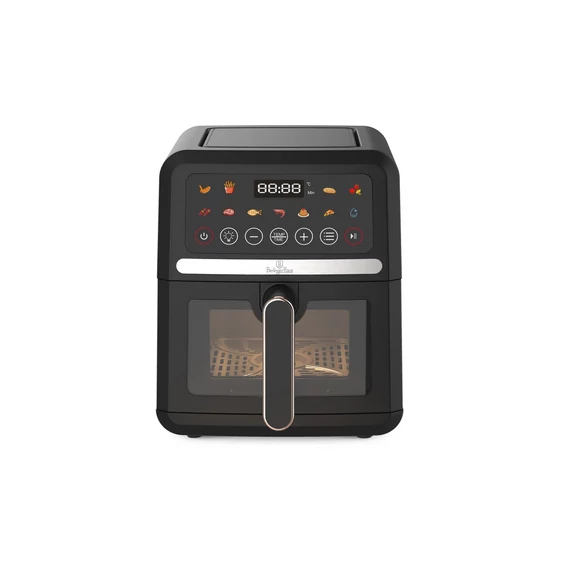 Berlinger Haus Air Fryer / forrólevegős sütő 5 literes 1400W Black Rose Collection BH/9780