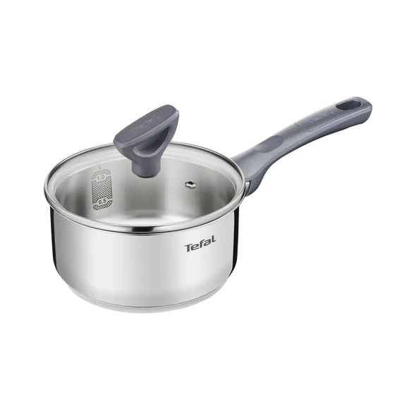 Tefal Nyeles lábas fedővel 16 cm rozsdamentes + üveg Daily Cook G7122255