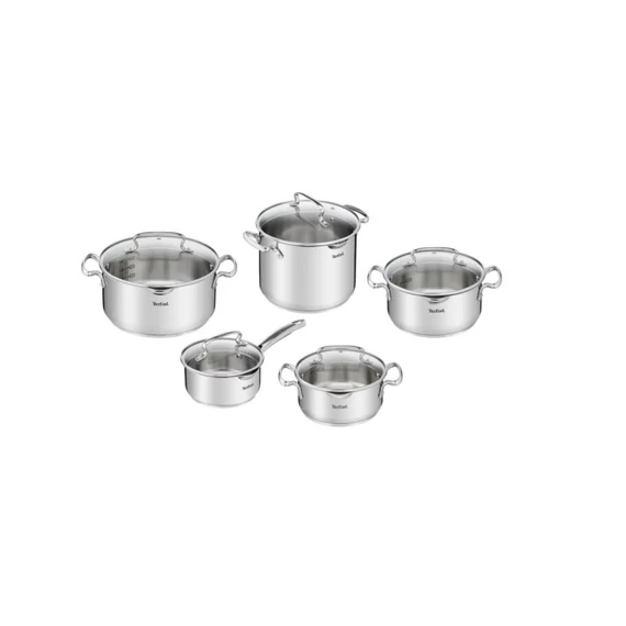 Tefal Edénykészlet 10 részes rozsdamentes + üveg Duetto+ G719SA55