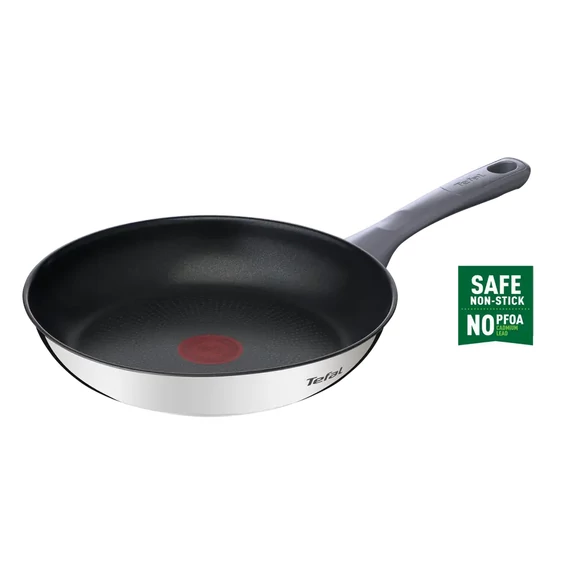 Tefal Serpenyő 30 cm rozsdamentes + tapadásmentes bevonat Daily Cook G7300755
