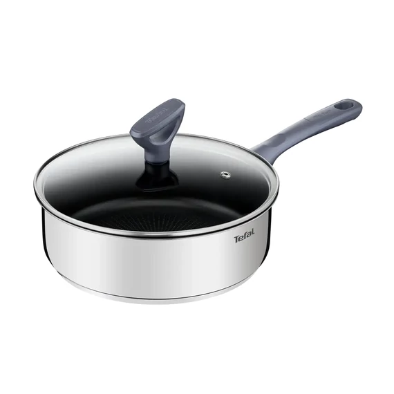 Tefal Párolóserpenyő fedővel 24 cm rozsdamentes + tapadásmentes bevonat Daily Cook G7303255