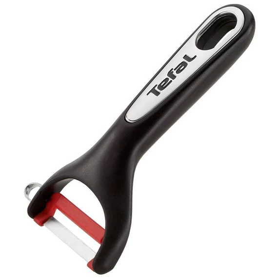 Tefal Zöldséghámozó 14 cm rozsdamentes és műanyag fekete / piros Ingenio K2071814