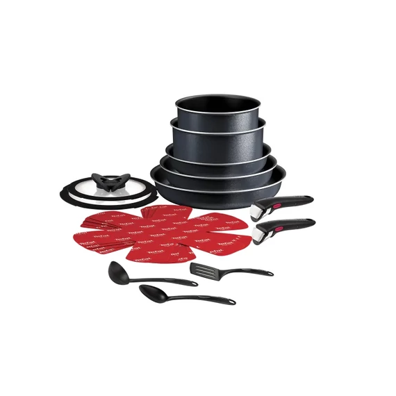 Tefal Edénykészlet 16 részes alumínium + tapadásmentes bevonat Ingenio So Light L7239642