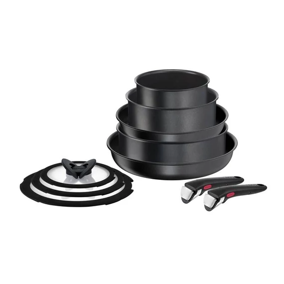 Tefal Edénykészlet 10 részes alumínium + tapadásmentes bevonat Ingenio Daily Chef L7629142