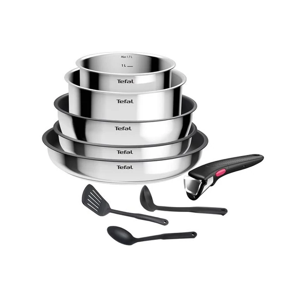 Tefal Edénykészlet 9 részes rozsdamentes Cook Eat L881S904