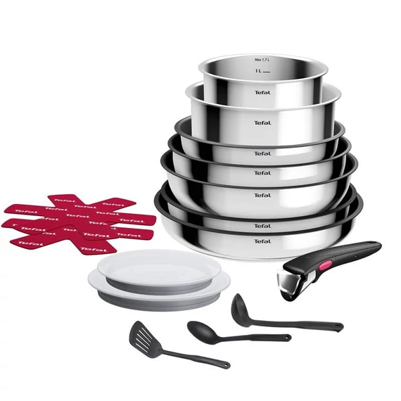 Tefal Edénykészlet 15 részes rozsdamentes Cook Eat L881SF04