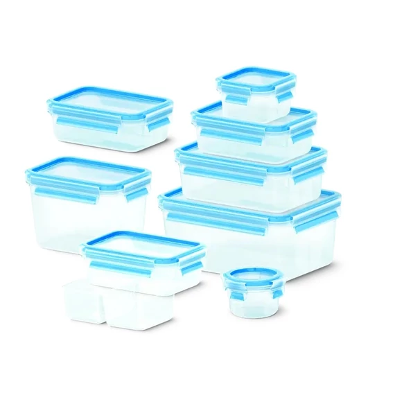 Tefal Ételtároló doboz 9 db-os 0,15 litertől 2,2 literig műanyag Master Seal N1031451
