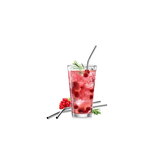 Tescoma Rozsdamentes acél szívószálak 4 db tisztítókefével myDRINK 308866.00