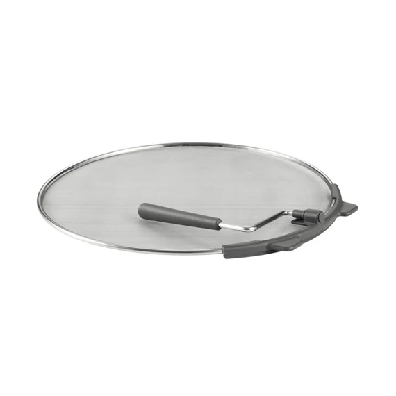 Tescoma Védőszita serpenyőhöz lehajtható fogantyúval 30 cm rozsdamentes acél GrandCHEF 428752.00