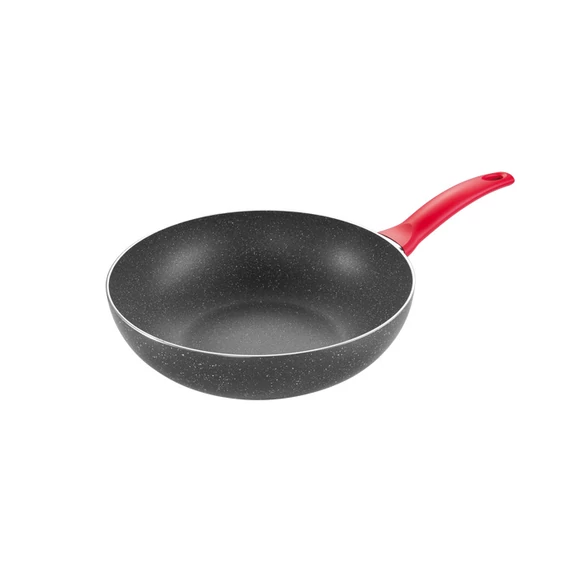 Tescoma Wok 28 cm rozsdamentes acél MANICO ROSSO 597858.00