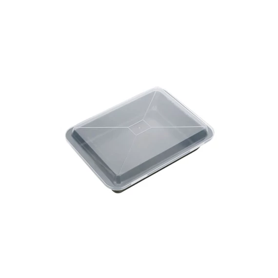 Tescoma Mély műanyagfedős sütőtepsi 36 x 25 cm tapadásmentes bevonat DELÍCIA 623042.00