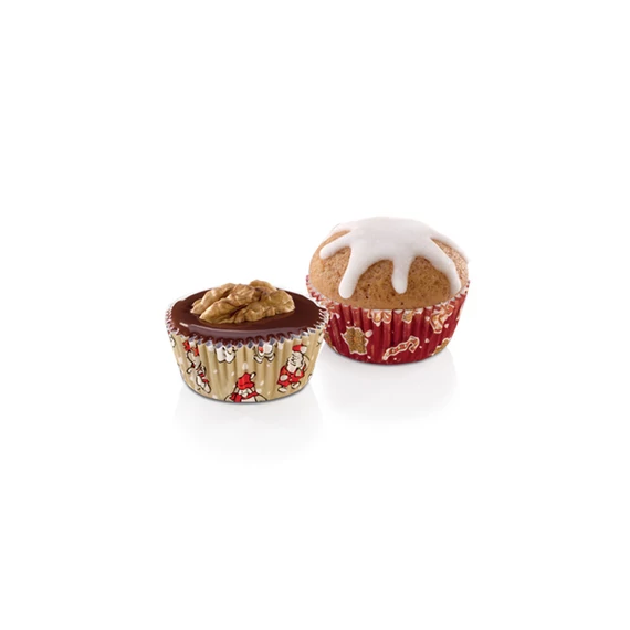 Tescoma Mini muffinpapír 4 cm 100 db karácsonyi DELÍCIA 630602.00
