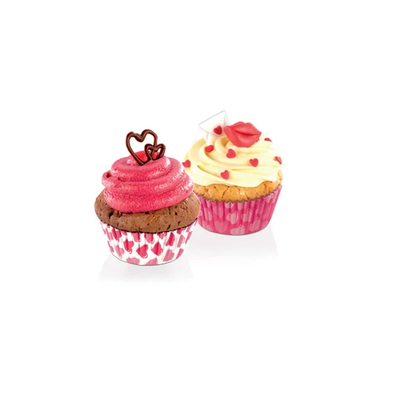 Tescoma Muffinpapír 6 cm 60 db,szívecskés DELÍCIA 630611.00