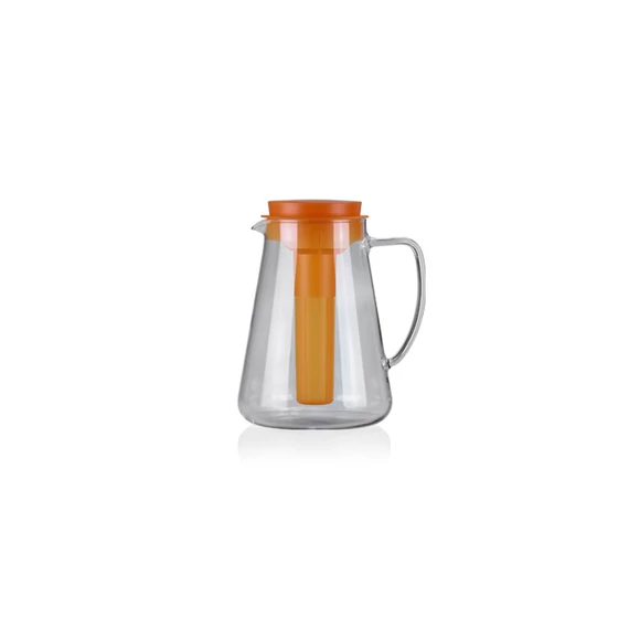 Tescoma Kancsó hűtő résszel és szűrővel 2,5 l narancssárga üveg TEO 646628.17