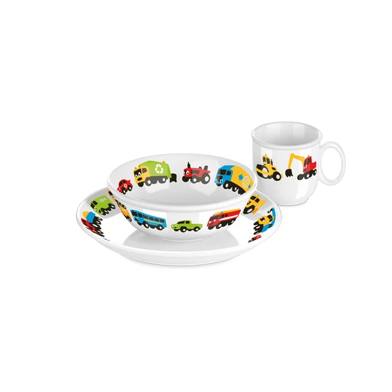 Tescoma Gyermek étkészlet autók 3 db porcelán BAMBINI 667955.00