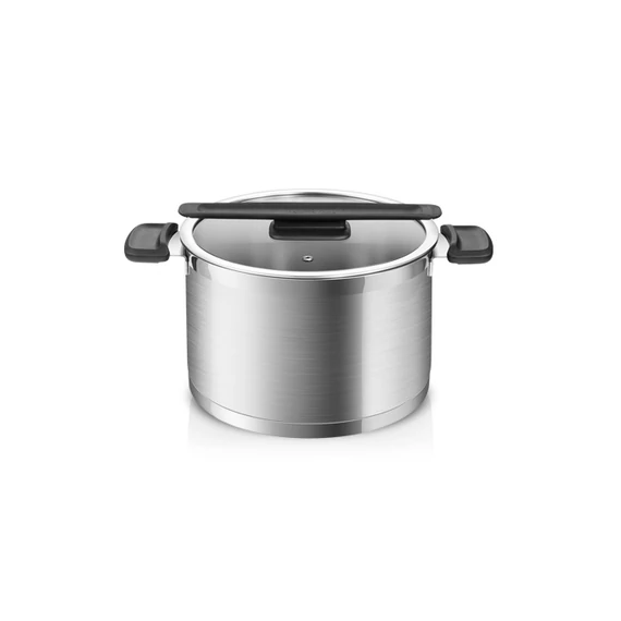Tescoma Fazék fedővel 24 cm 7,0 l rozsdamentes acél és műanyag COMPACT 779620.00