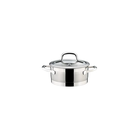 Tescoma Lábas fedővel 16 cm 1,5 l rozsdamentes acél PRESIDENT 780241.00