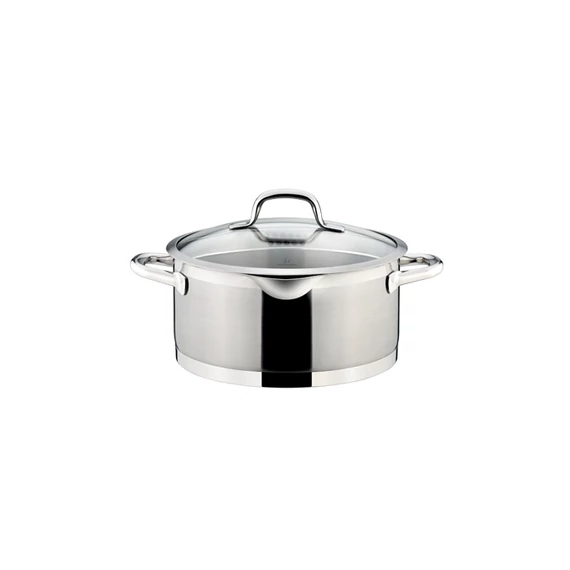 Tescoma Lábas szűrőfedővel 24 cm 5,0 l rozsdamentes acél PRESIDENT 780255.00