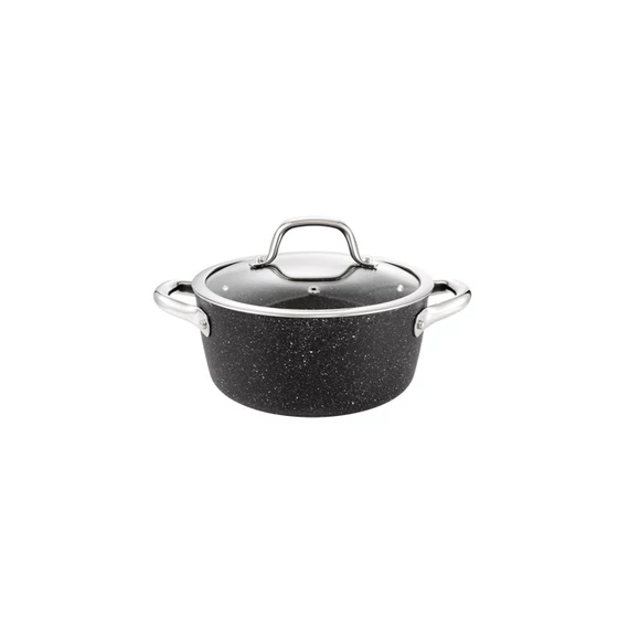 Tescoma Lábas fedővel 20 cm 2,5 l rozsdamentes acél PRESIDENT Stone 780333.00