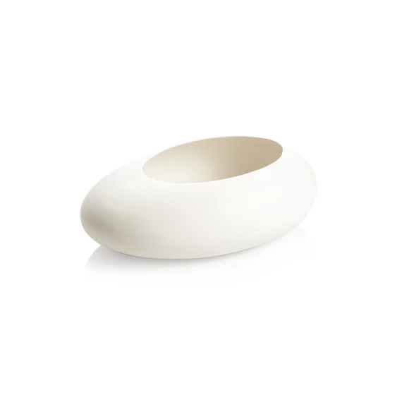 Tescoma Stones alacsony virágcserép fehér FANCY HOME 907964.11
