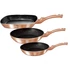 Kép 1/3 - Berlinger Haus Serpenyőkészlet 3 részes Metallic Line Rose Gold Edition BH/1279NF