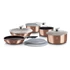 Kép 2/5 - Berlinger Haus Edénykészlet márvány bevonattal 12 részes Metallic Line Rose Gold Edition BH/1591