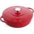 Kép 1/5 - BK Bourgogne Sütőedény fedővel 28 cm 4L zománcozott öntöttvas Chili Red 24490