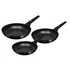 Kép 1/3 - Berlinger Haus Serpenyő szett 3 részes 20/24/28cm tapadásmentes Black Vantage Collection BH/8230